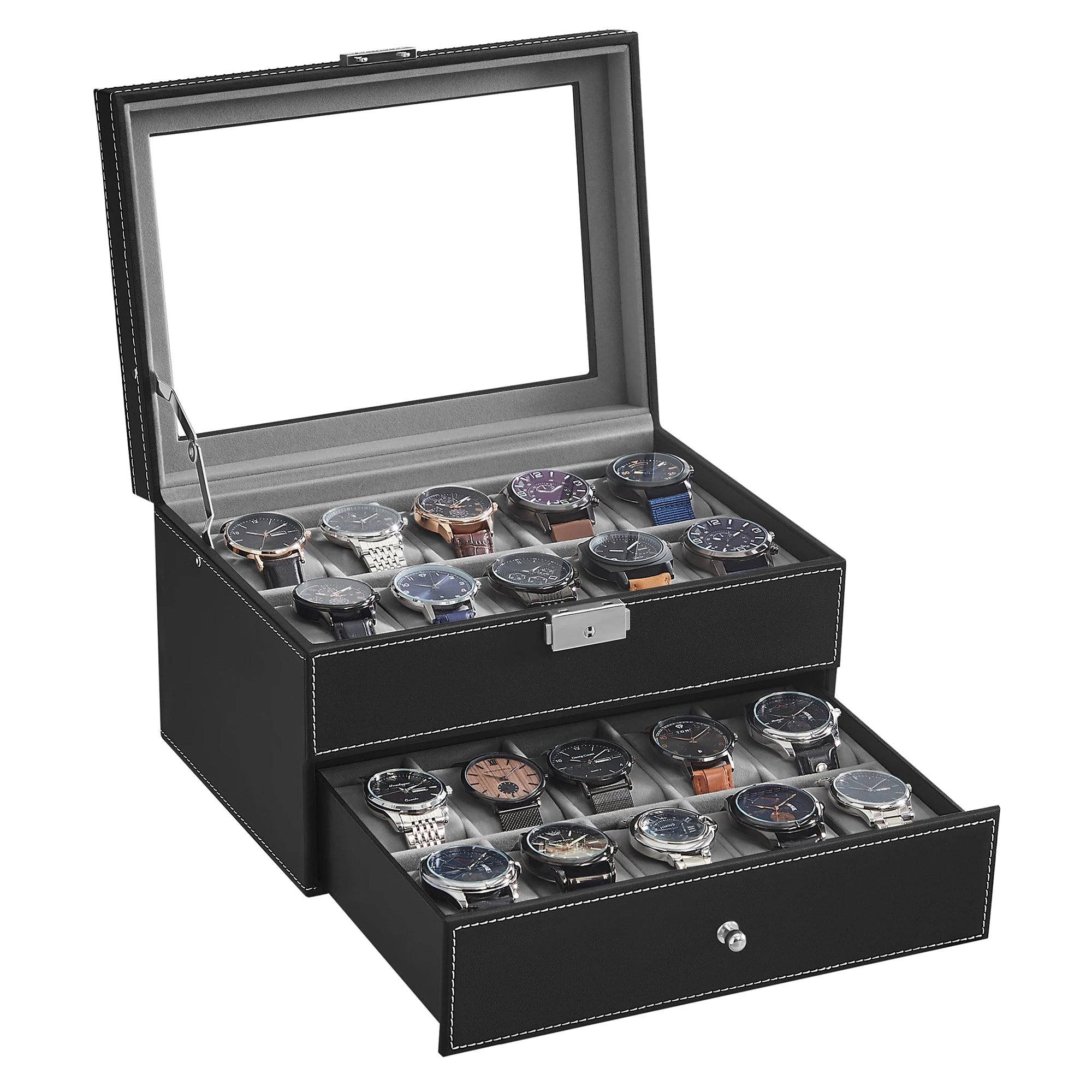 Legacy Leather Watch Box Case