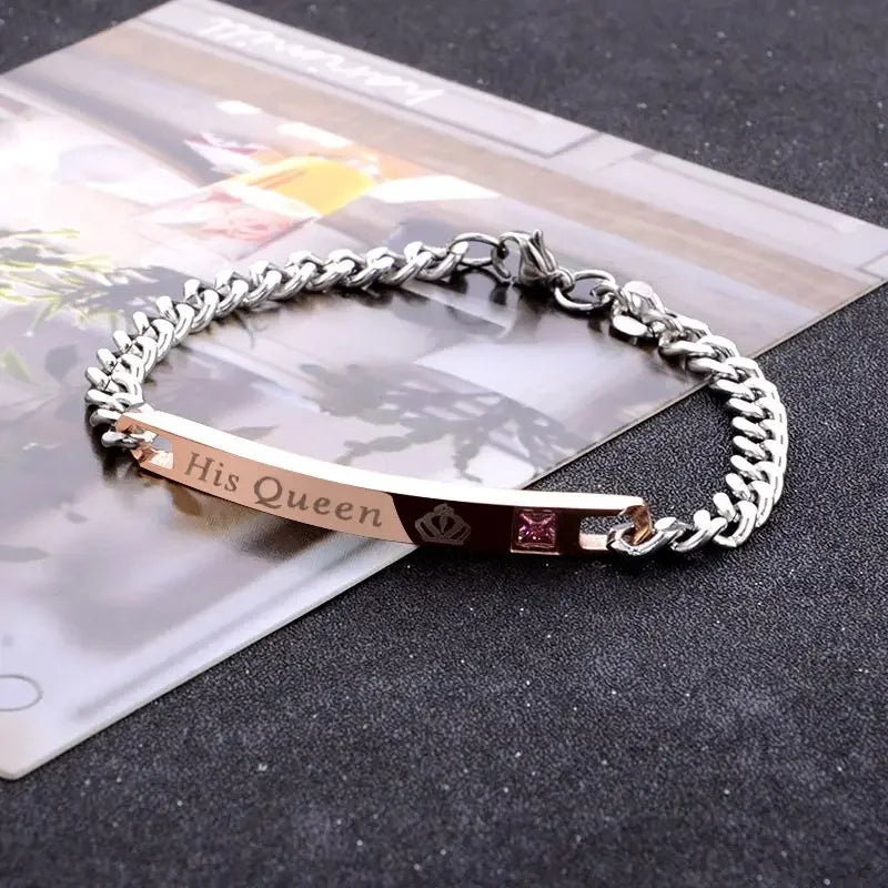 King & Queen Couple Bracelets