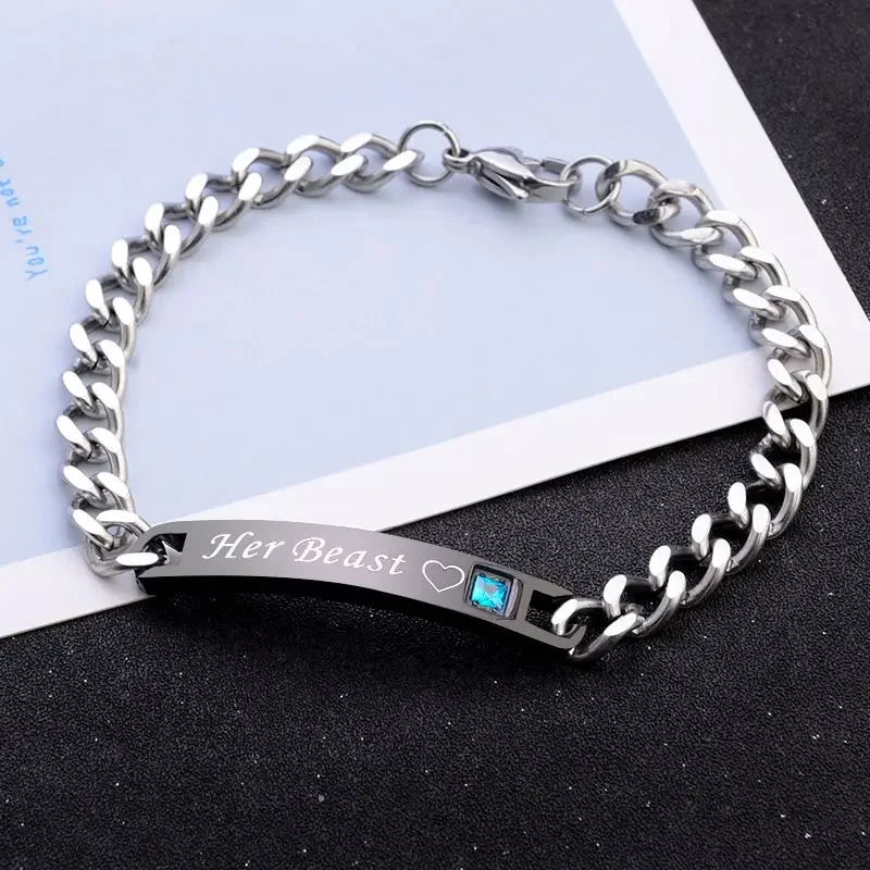 King & Queen Couple Bracelets