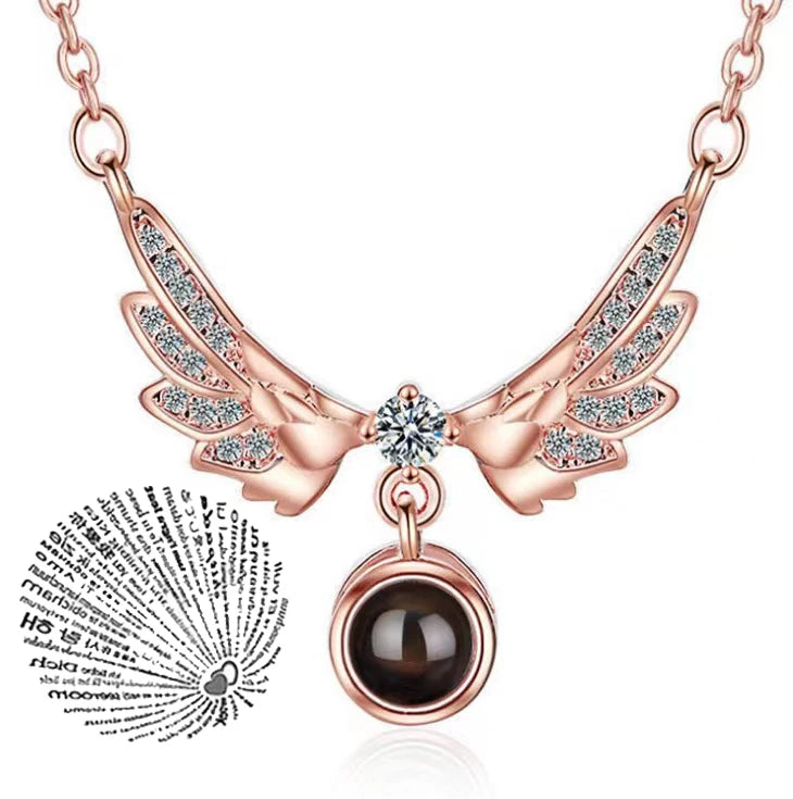 100 Languages Love Projection Necklace