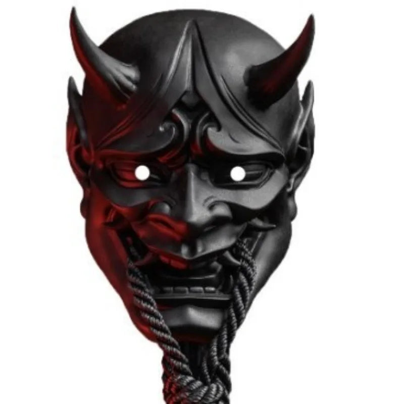 Halloween  Hannya  Mask - Japanese  Traditional  Anime  Shirakinin  Ririchiyo  Ghost  Face  Cosplay  Prop with Elastic Band