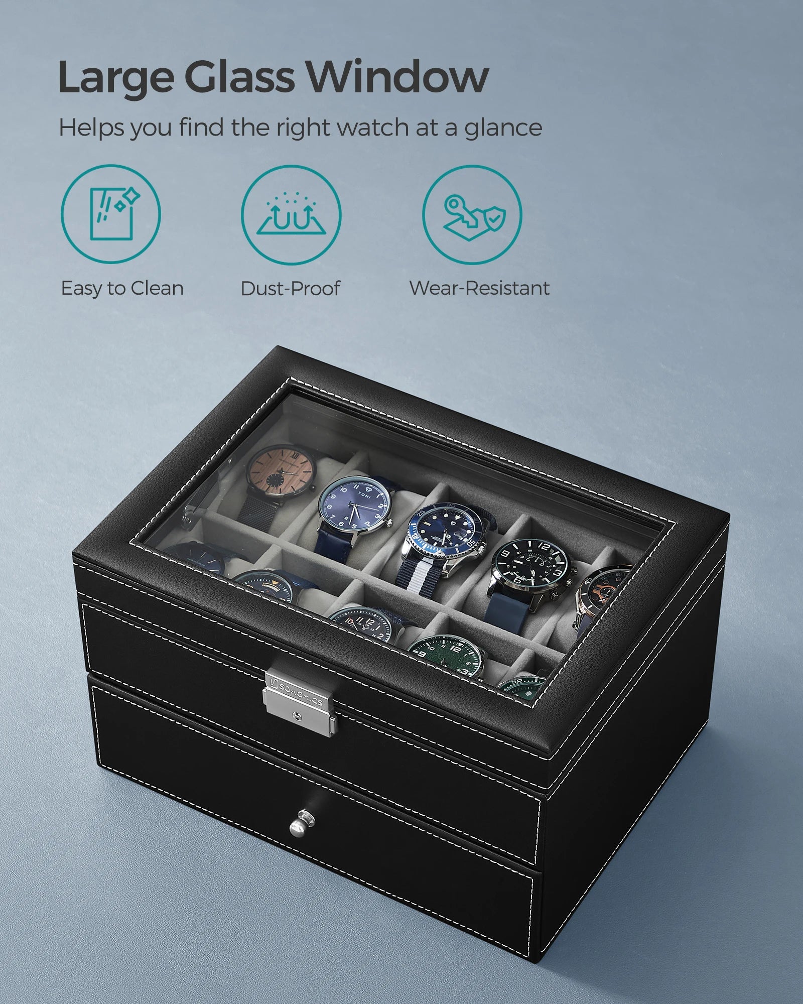 Legacy Leather Watch Box Case