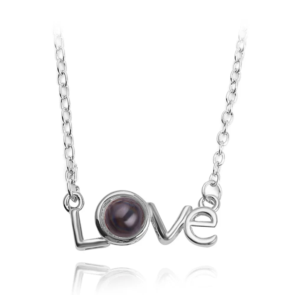 100 Languages Love Projection Necklace